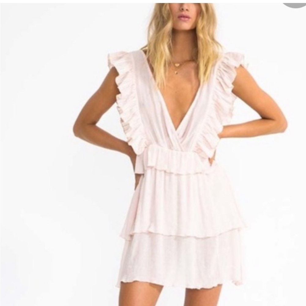 Suboo Perfect Day Wrap Dress in Blush